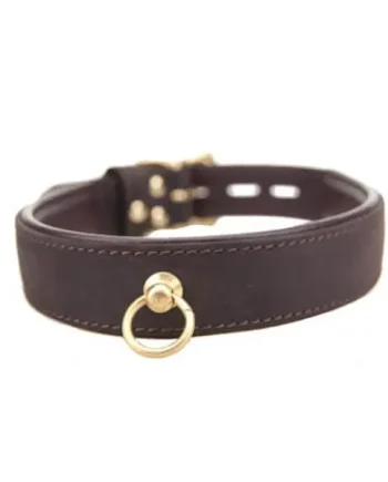 BOUND Nubuck Leather Choker with 'O' Ring