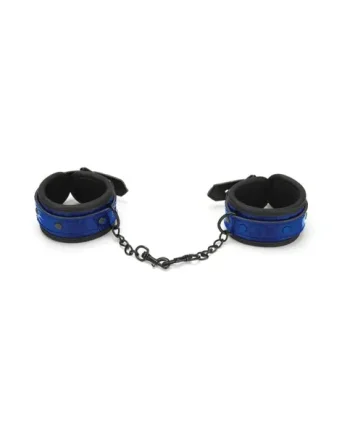Whipsmart Diamond Collection Deluxe Buckle Cuffs Blue