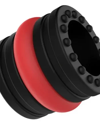 ruff GEAR Silicone Grip Ball Stretcher Black Red