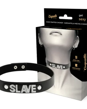 Coquette Chic Desire Vegan Leather Adjustable Choker