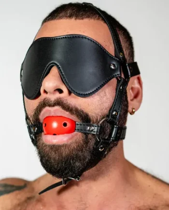 ruff GEAR Rein Harness with Breathable Ball Gag