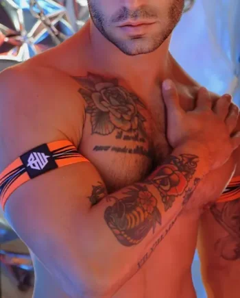 Breedwell Circuit Breaker Armbands Neon Orange