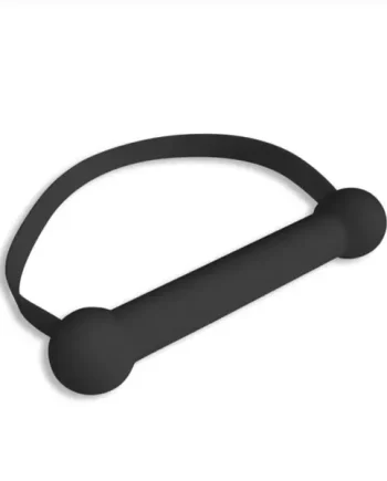 Quickie Gag - Super strong Silicone Mouth Bit Gag | Black (One Size)