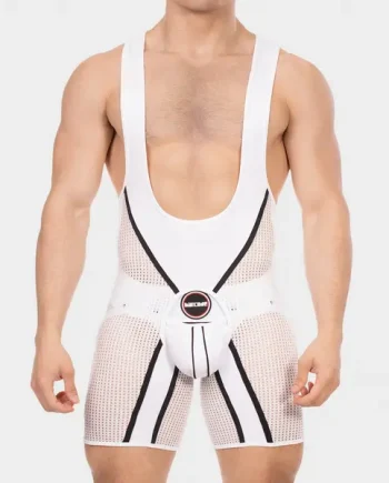 Barcode Berlin Chaps Singlet Krish White Black
