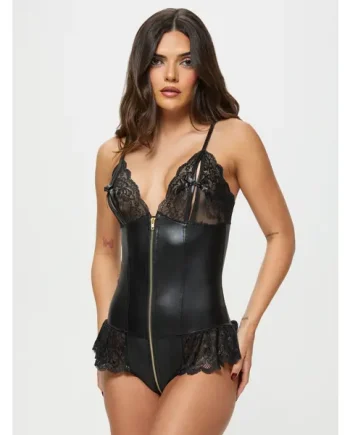 Tasha Crotchless Teddy