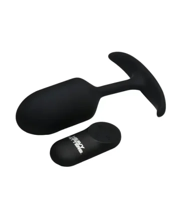 Heavy Hitters Vibrating Weighted Silicone Anal Plug Large