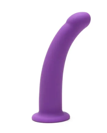 Me You Us - 7 inch Curved Silicone Dildo | Harness Compatible