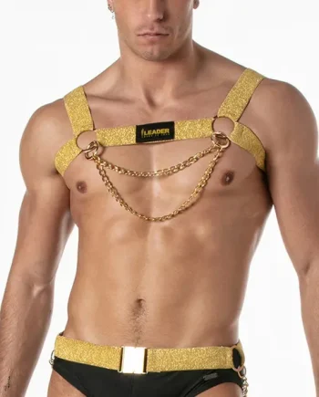 Leader Party Harness White Gold