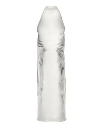 Blue Line Realistic Penis Extension Sleeve Clear 6.5 Inch