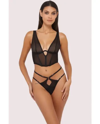 Kali Black Mesh Basque