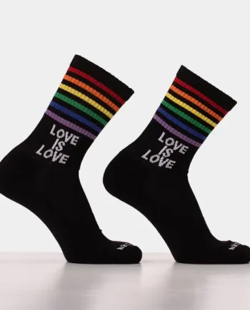 Barcode Berlin Gym Socks Love Is Love Black