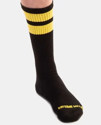 Barcode Berlin Gym Socks Black Yellow